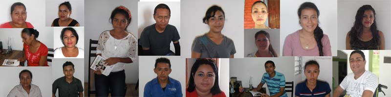 Collage de becarios